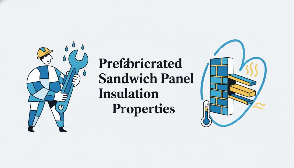 prefabricated sandwich panel insulation properties