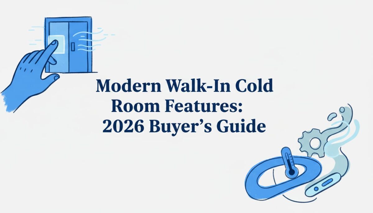 modern walk in cold room features