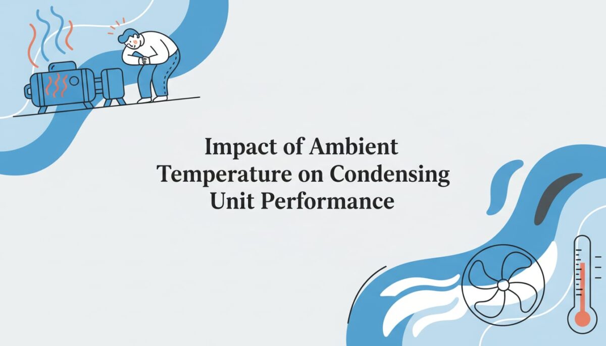 what is the impact of ambient temperature on condensing unit performance